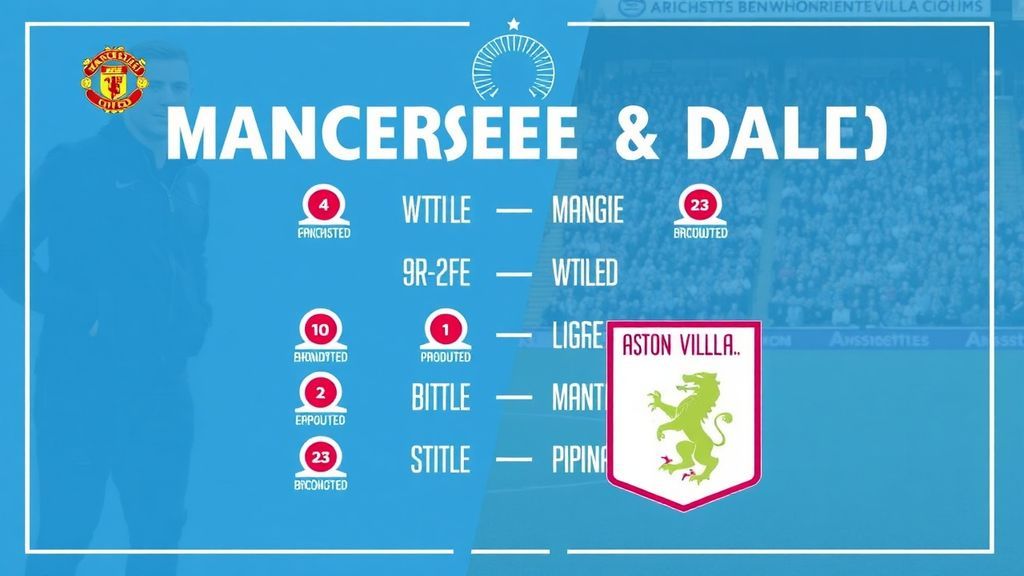 英超焦点战：曼联主场迎战维拉，滕哈格变阵求胜